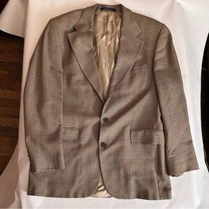 Ralph Lauren Beige Checkered Blazer